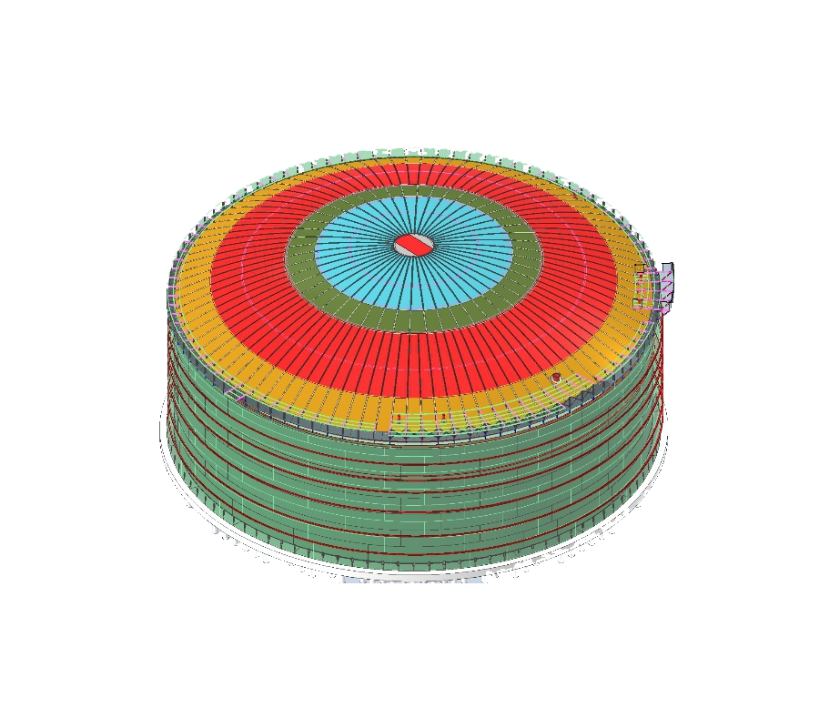 Изотермическое хранилище жидкого аммиака объемом 50 000 м³